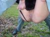 Pissen im Freien